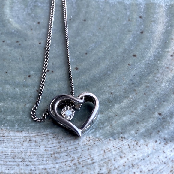 Rosy Blue Jewelry Rosy Blue Sterling Silver W Diamond Accent Heart